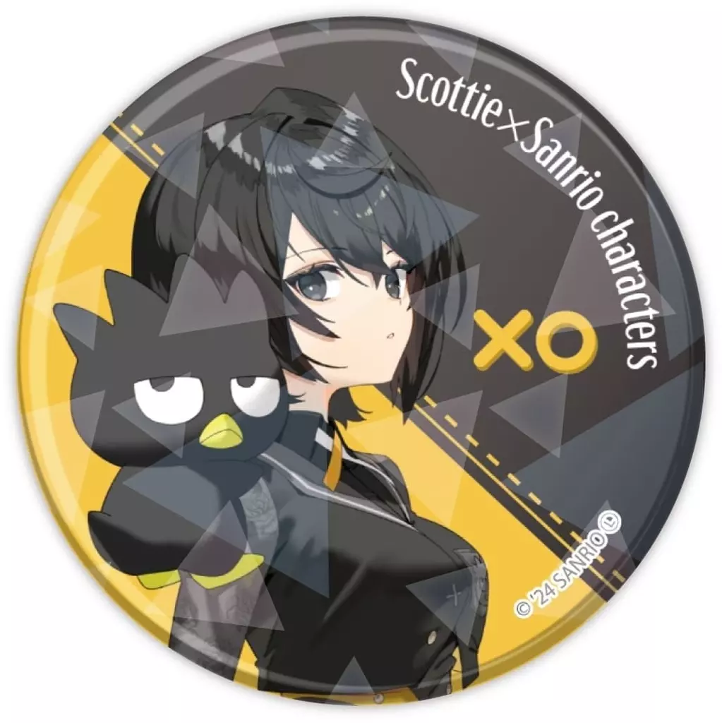 ホログラム缶バッジ(57mm)「スコッティ×サンリオキャラクターズ」01/ブラインド(全10種)(コラボイラスト) - 公式商品画像 | AniSmile