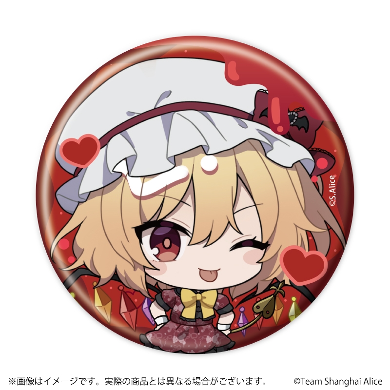 缶バッジ「東方Project」04/病みかわいいver. ブラインド(全6種)(ミニキャライラスト) 画像 3 | AniSmile