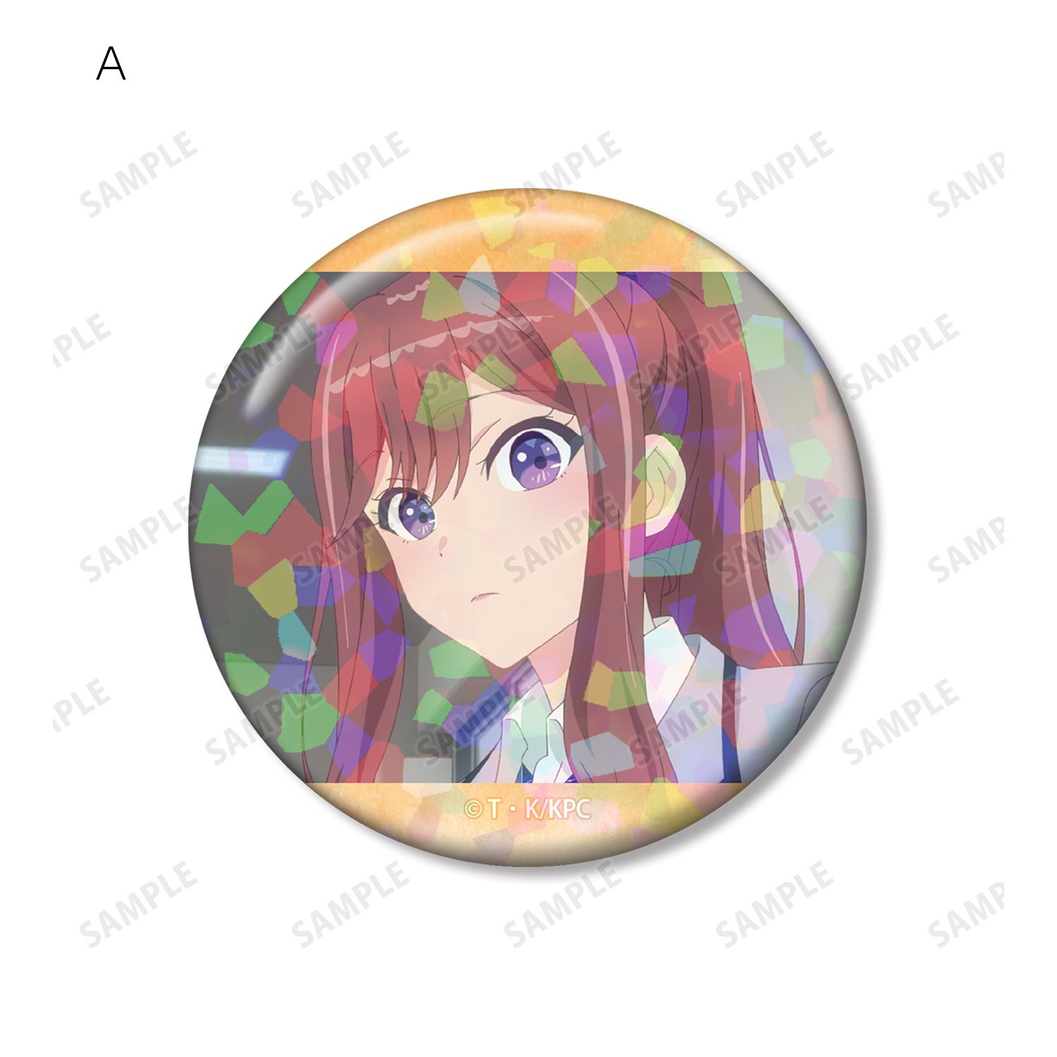 『クラスで2番目に可愛い女の子と友だちになった』 新田新奈 ホログラム缶バッジ2個セット 画像 2 | AniSmile