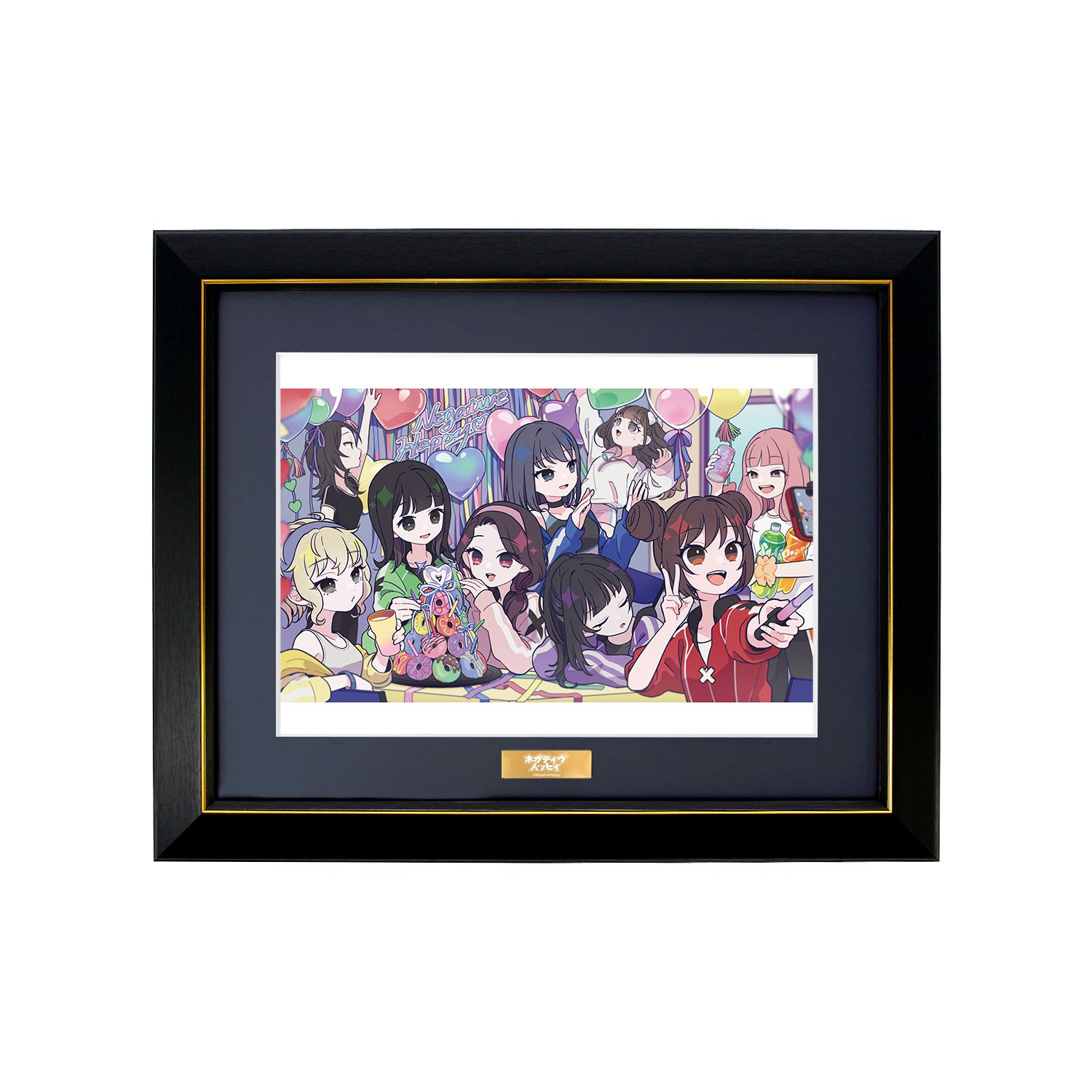 ネガティヴハッピィ 2周年記念 キャラファイングラフ - AniSmile