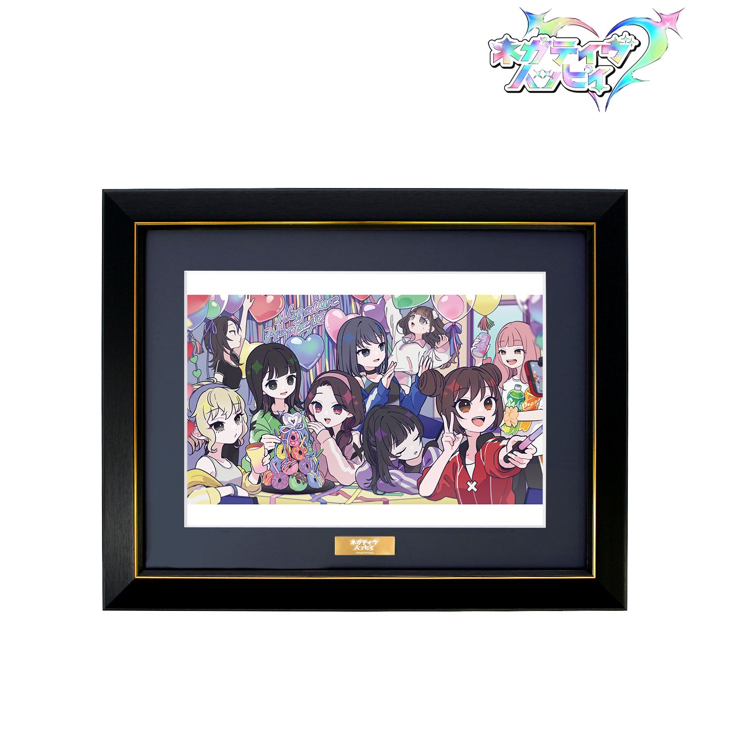 ネガティヴハッピィ 2周年記念 キャラファイングラフ 图片 2 | AniSmile