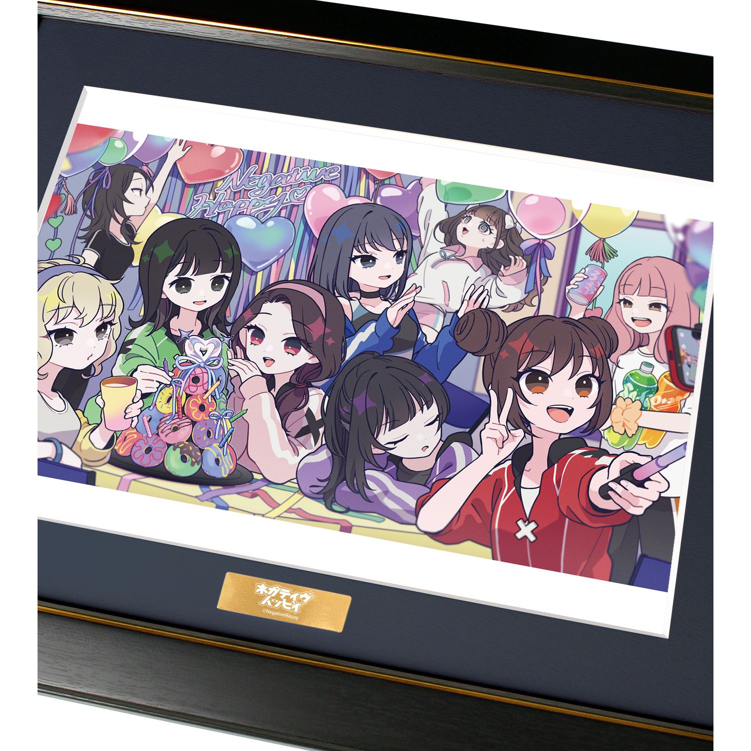 ネガティヴハッピィ 2周年記念 キャラファイングラフ 图片 4 | AniSmile