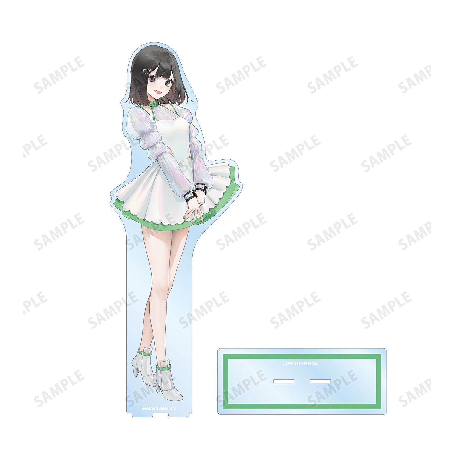 ネガティヴハッピィ マナカ アイドル衣装ver. 特大アクリルスタンド 图片 3 | AniSmile