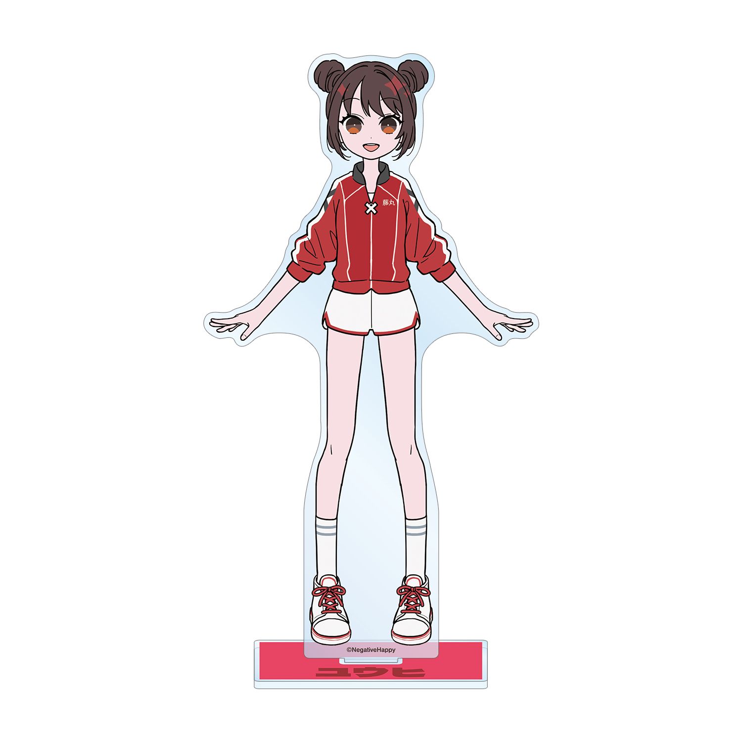 ネガティヴハッピィ ユウヒ ネガティヴver. BIGアクリルスタンド - AniSmile
