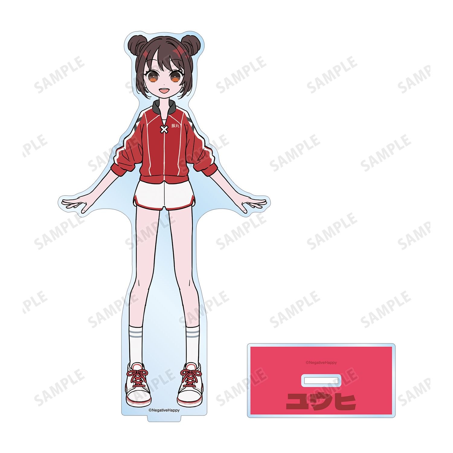 ネガティヴハッピィ ユウヒ ネガティヴver. BIGアクリルスタンド 图片 3 | AniSmile