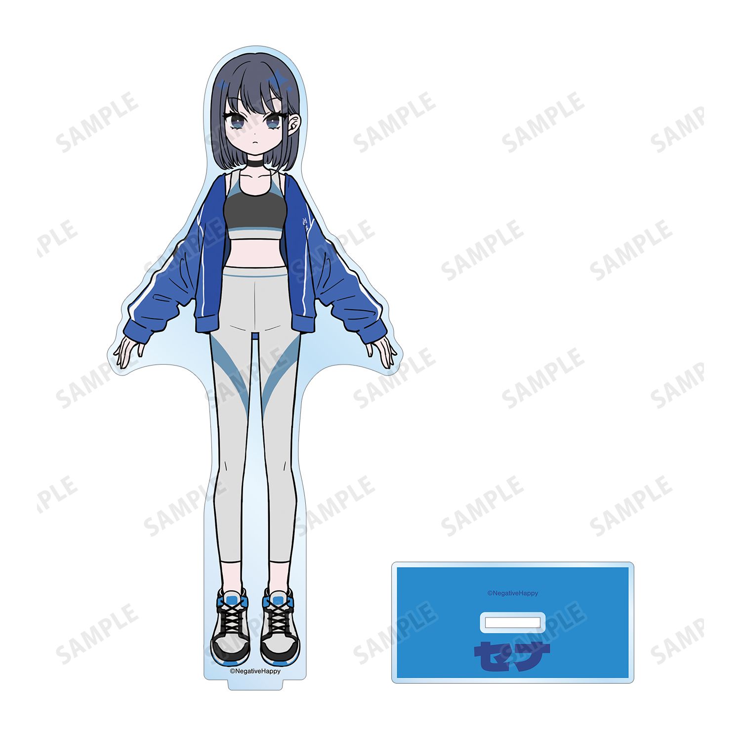 ネガティヴハッピィ セナ ネガティヴver. BIGアクリルスタンド 图片 3 | AniSmile
