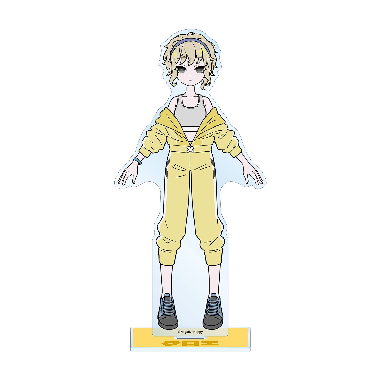 ネガティヴハッピィ クロエ ネガティヴver. BIGアクリルスタンド - AniSmile