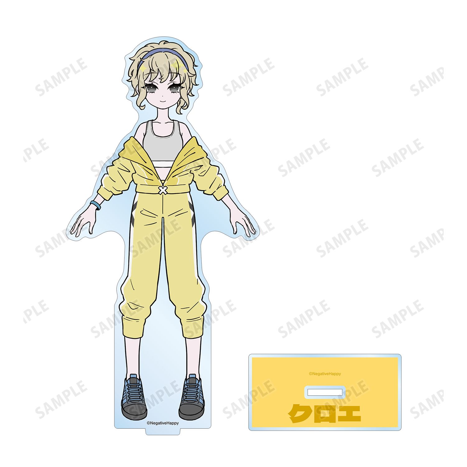ネガティヴハッピィ クロエ ネガティヴver. BIGアクリルスタンド Image 3 | AniSmile
