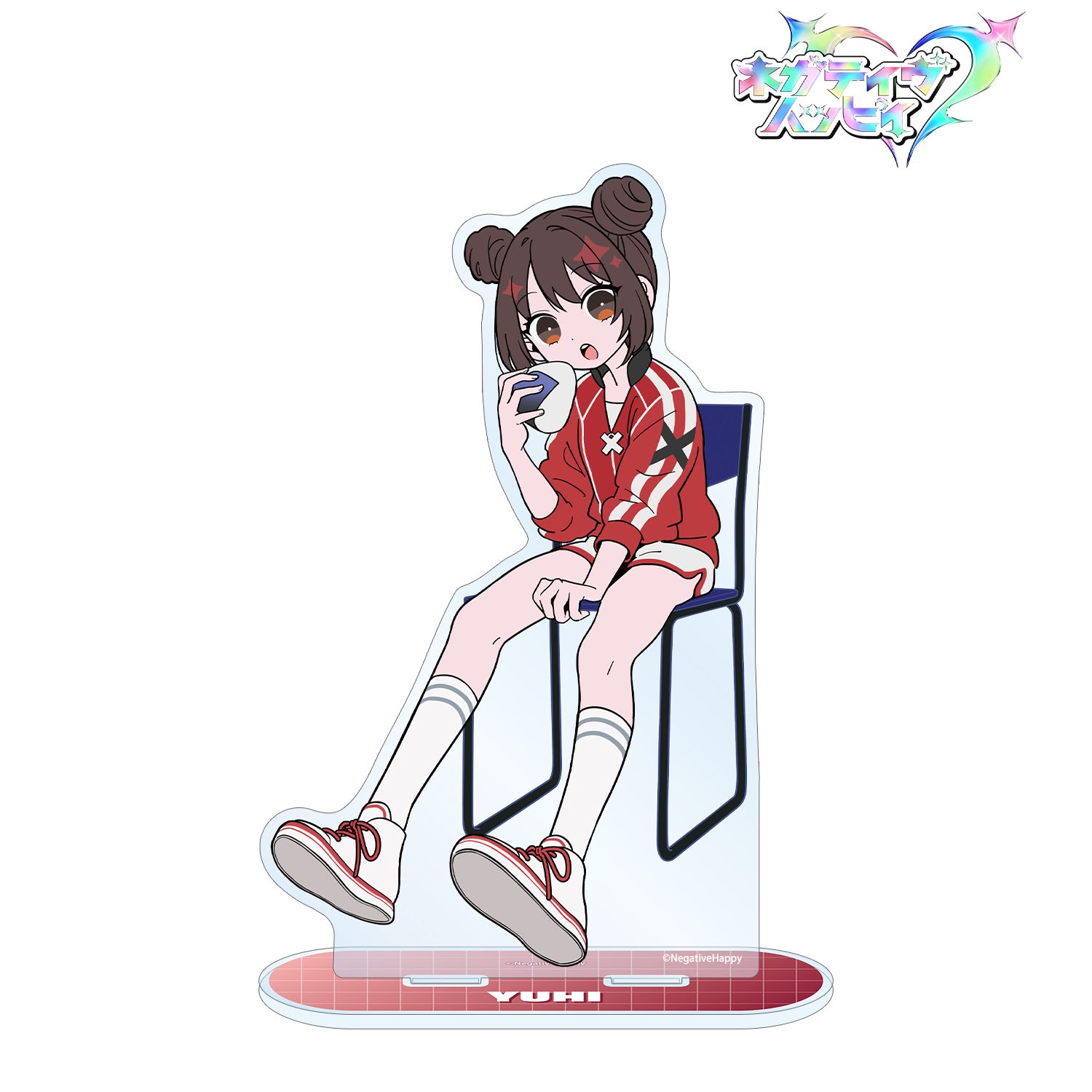 ネガティヴハッピィ 描き下ろし ユウヒ ネガティヴver. BIGアクリルスタンド Image 2 | AniSmile