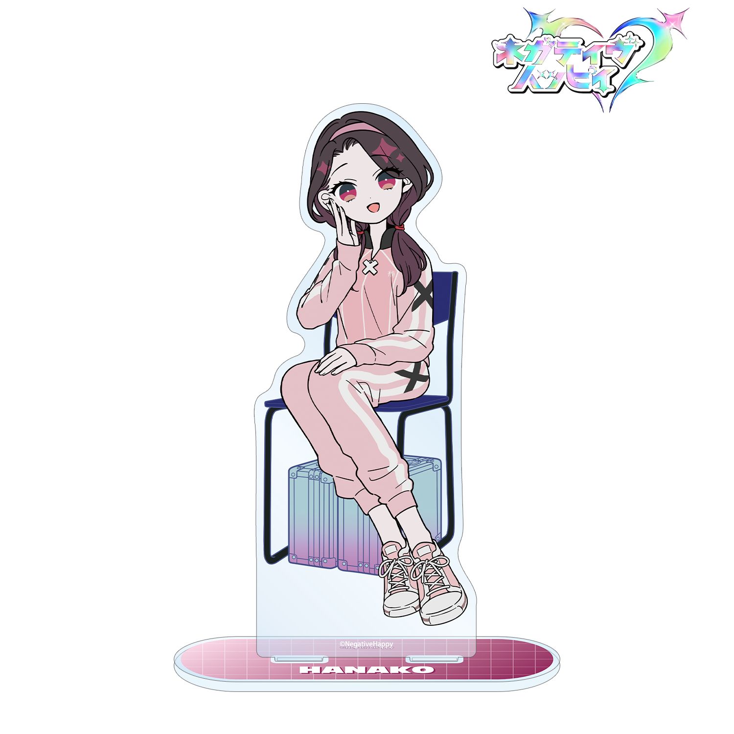 ネガティヴハッピィ 描き下ろし ハナコ ネガティヴver. BIGアクリルスタンド 图片 2 | AniSmile