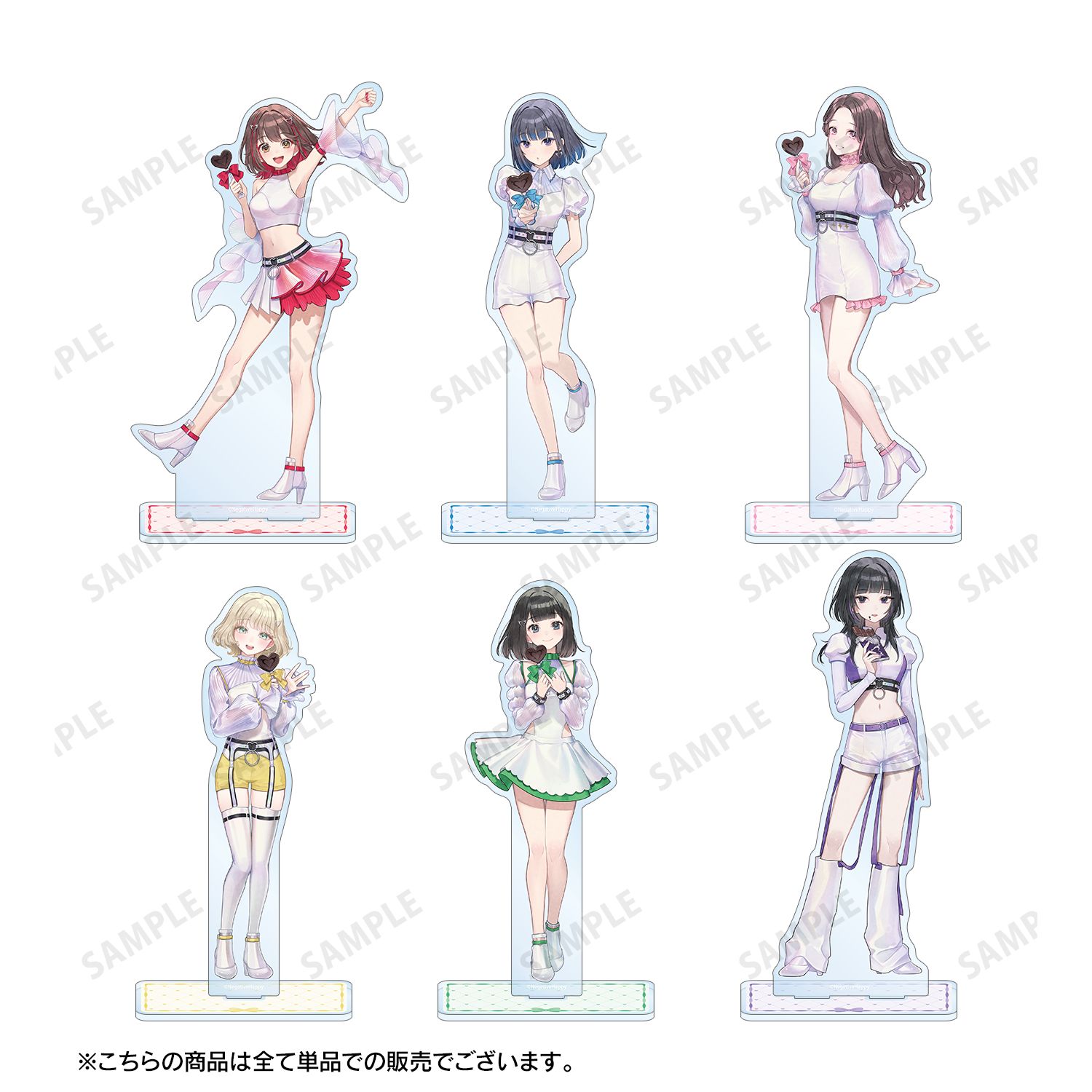 ネガティヴハッピィ 撮り下ろし セナ バレンタインver. BIGアクリルスタンド Image 4 | AniSmile