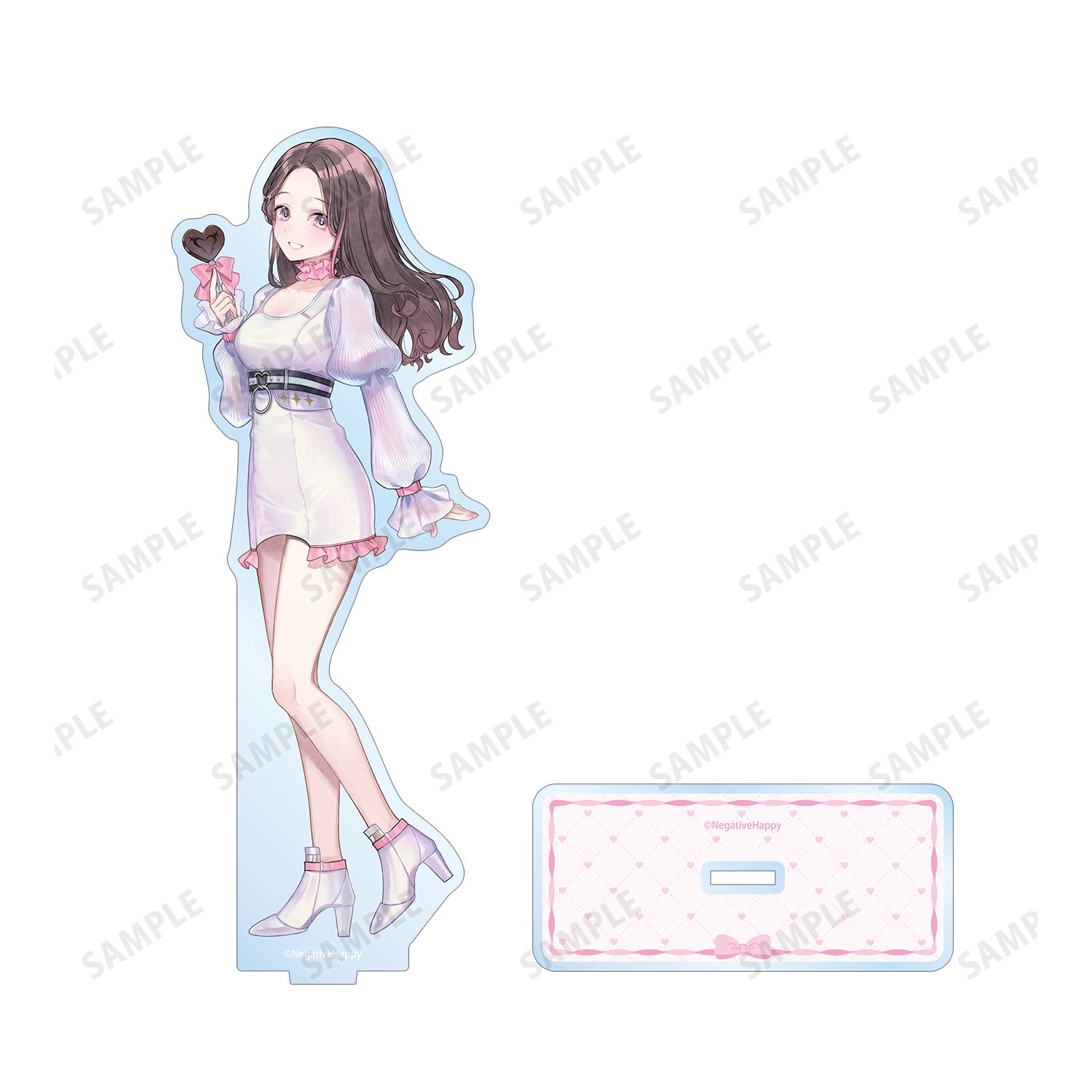 ネガティヴハッピィ 撮り下ろし ハナコ バレンタインver. BIGアクリルスタンド 图片 3 | AniSmile