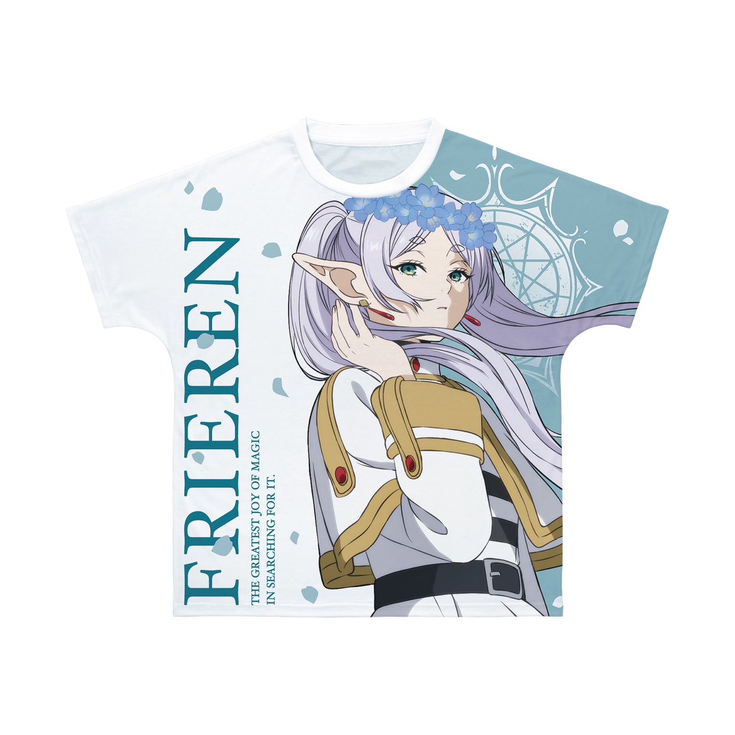『葬送のフリーレン』 フリーレン フルグラフィックTシャツ vol.2ユニセックス(サイズ/XS) - AniSmile