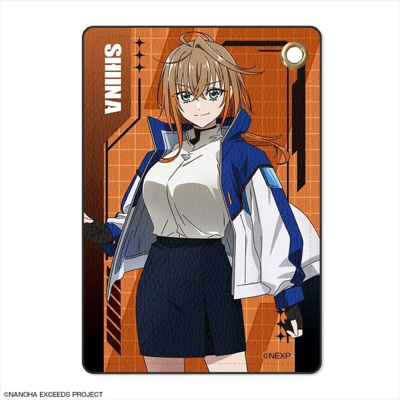 魔法少女リリカルなのは EXCEEDS Gun Blaze Vengeance レザーパスケース デザイン01(久瀬シイナ) - AniSmile