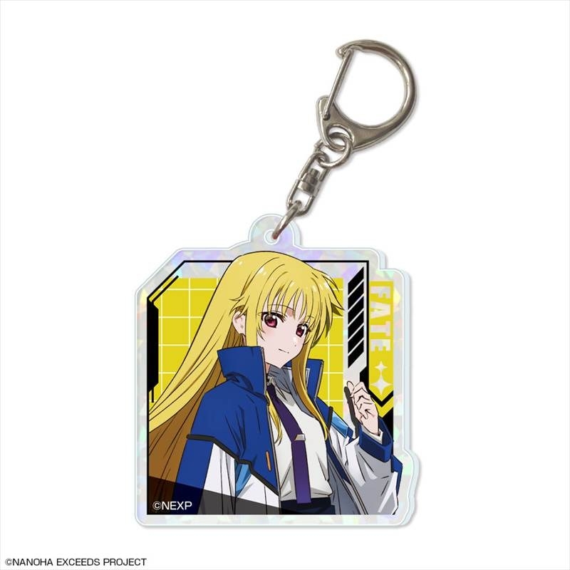 魔法少女リリカルなのは EXCEEDS Gun Blaze Vengeance ホログラムアクリルキーホルダー デザイン03(フェイト・T・ハラオウン) - AniSmile