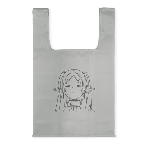 葬送のフリーレン フリーレン フェイス エコバッグ/GRAY - 官方商品图片 | AniSmile