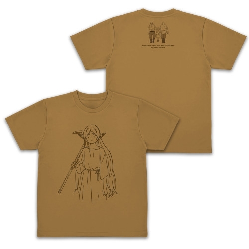 葬送のフリーレン フリーレン 「鉱山で300年働くことになっちゃった」 ドライTシャツ/COYOTE-M - 公式商品画像 | AniSmile