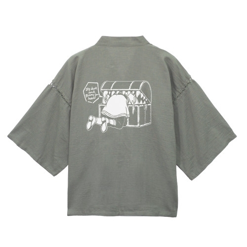 葬送のフリーレン ミミックに食べられるフリーレン 甚平/利休鼠-大(XL~XXL) 画像 2 | AniSmile