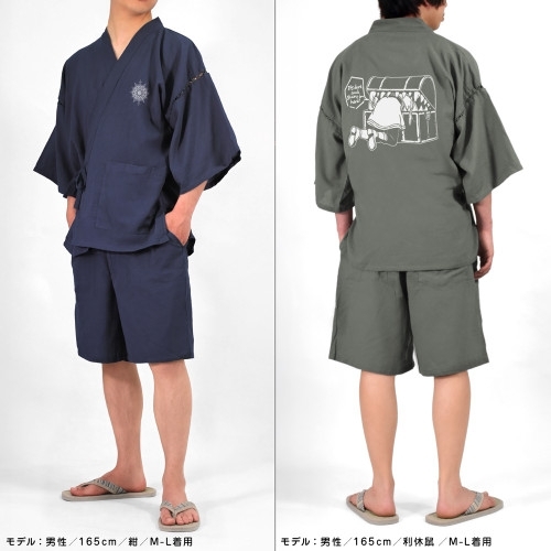 葬送のフリーレン ミミックに食べられるフリーレン 甚平/紺-大(XL~XXL) 画像 3 | AniSmile