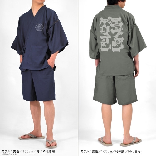 EVANGELION 甚平/紺-中(M~L) 画像 3 | AniSmile