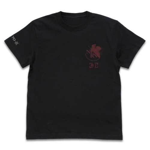 EVANGELION ネルフ 戦術作戦部 作戦局第一課 Tシャツ/BLACK-XL 画像 2 | AniSmile