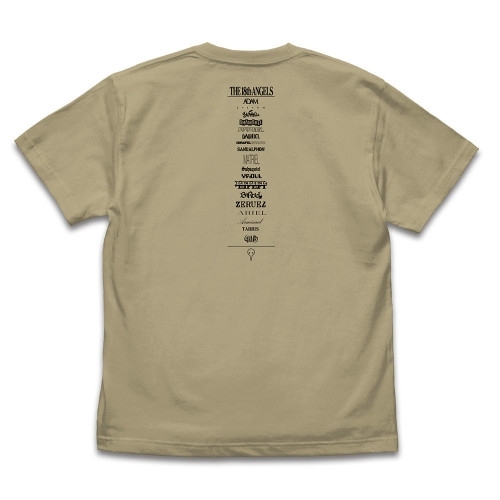 EVANGELION 『新世紀エヴァンゲリオン』全使徒 Tシャツ/SAND KHAKI-S 画像 3 | AniSmile