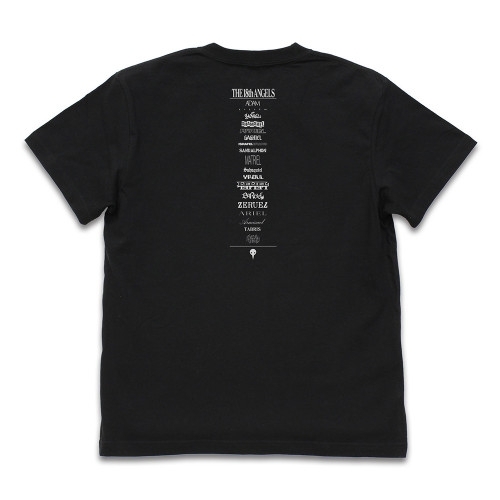 EVANGELION 『新世紀エヴァンゲリオン』全使徒 Tシャツ/BLACK-XL 画像 3 | AniSmile