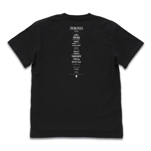 EVANGELION 『新世紀エヴァンゲリオン』全使徒 Tシャツ/BLACK-M 画像 3 | AniSmile