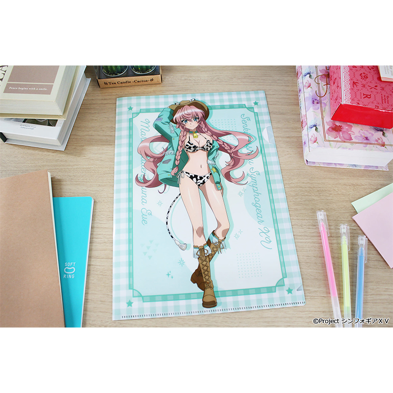 戦姫絶唱シンフォギアXV 描き下ろし クリアファイル【マリア・カデンツァヴナ・イヴ】カウガールver. 图片 4 | AniSmile