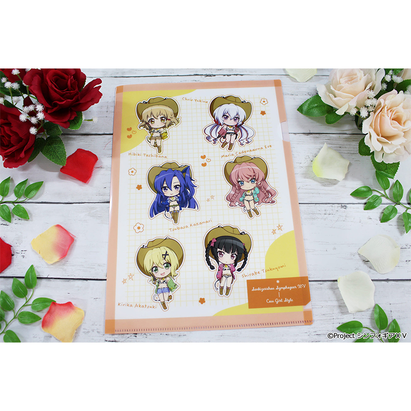 戦姫絶唱シンフォギアXV ぷちちょこクリアファイル カウガールver. Image 2 | AniSmile