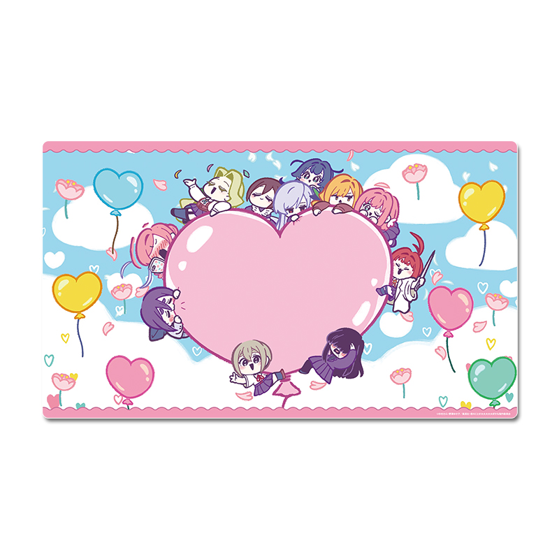 君のことが大大大大大好きな100人の彼女 デスクマット【風船】 - official product image | AniSmile