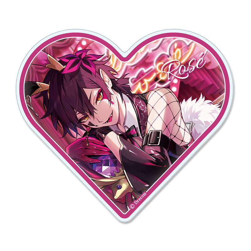 悪魔王子と操り人形 ハート型アクリルブロック【ローゼ】 - AniSmile