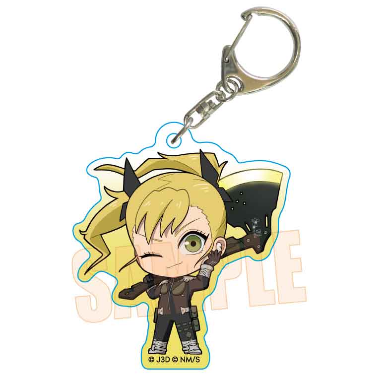 ぷちめもっ!アクリルキーホルダー 怪獣8号/四ノ宮 キコル - official product image | AniSmile