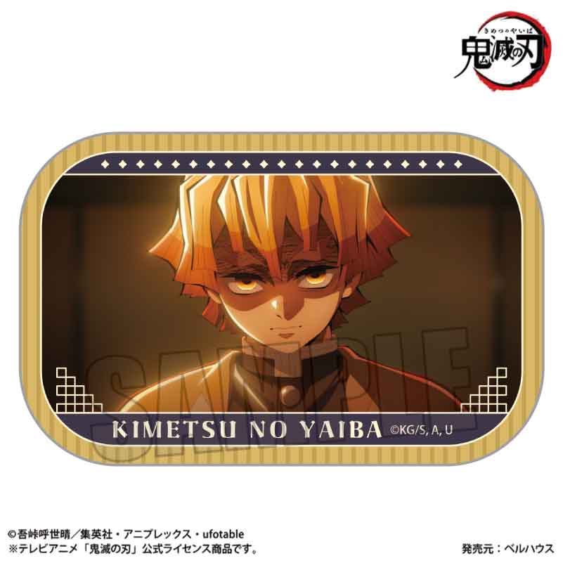 メモリーズスクエア缶バッジ アニメ「鬼滅の刃」/我妻 善逸(無限城編ver.) - AniSmile