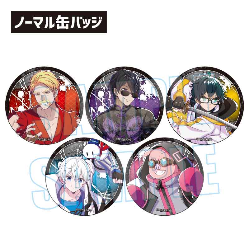 トレーディング缶バッジ ドズル社/ドズル社バトルモード - official product image | AniSmile