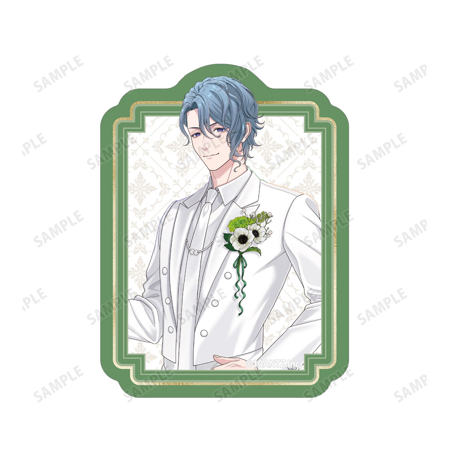 戦国 A LIVE 描き下ろし 明智 光秀 3周年衣装ver. ダイカットステッカー2個セット 画像 4 | AniSmile