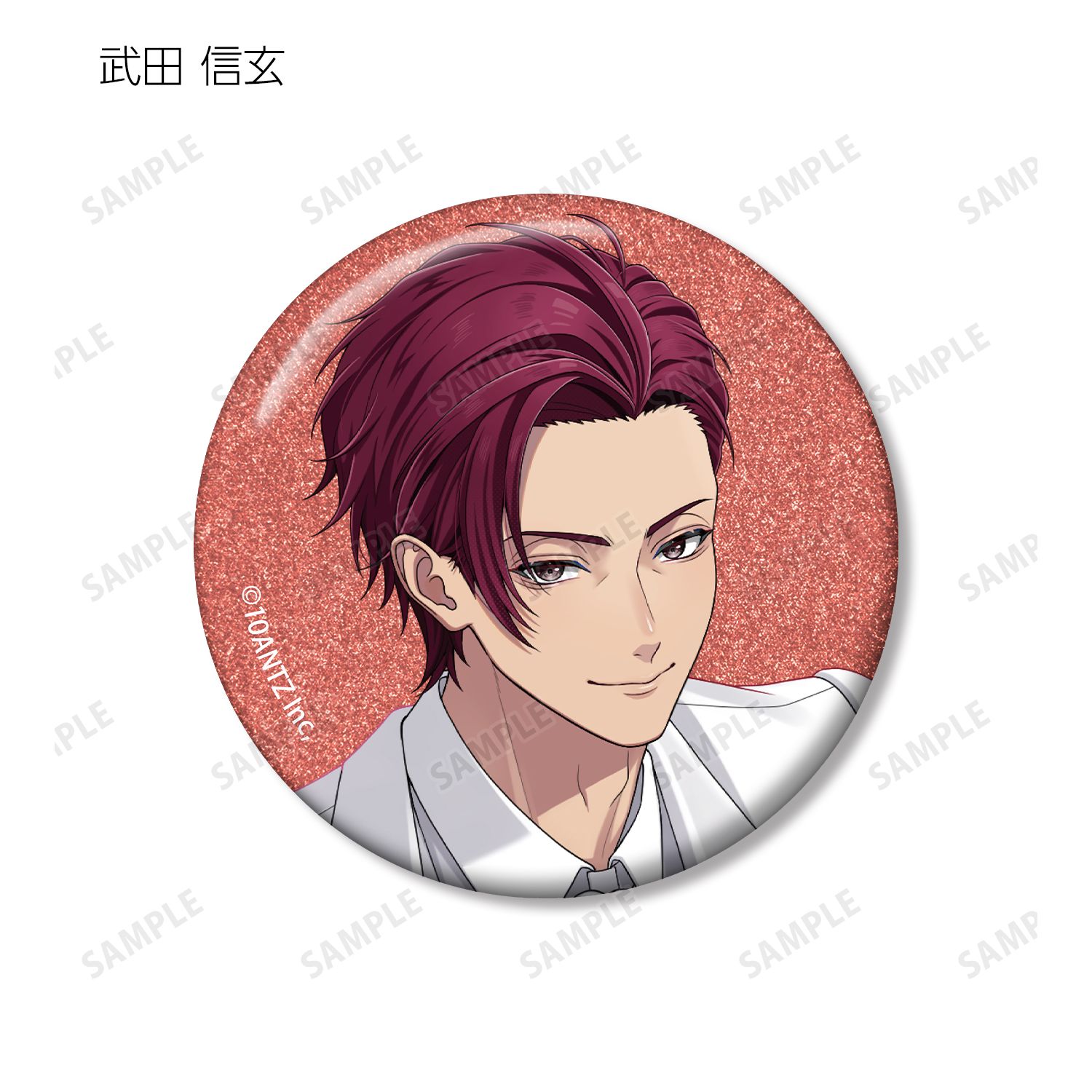 戦国 A LIVE 描き下ろし 3周年衣装ver. トレーディンググリッター缶バッジ(単位/単品) Image 4 | AniSmile