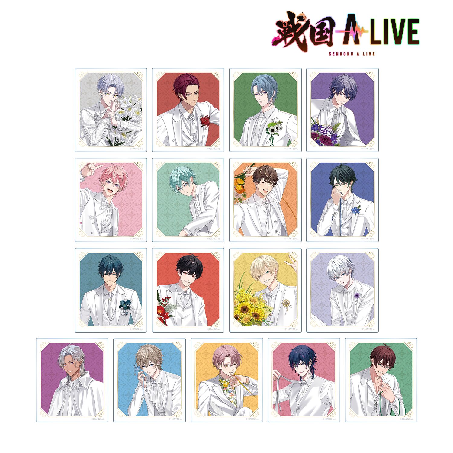 戦国 A LIVE 描き下ろし 3周年衣装ver. トレーディングアクリルカード(単位/単品) Image 3 | AniSmile