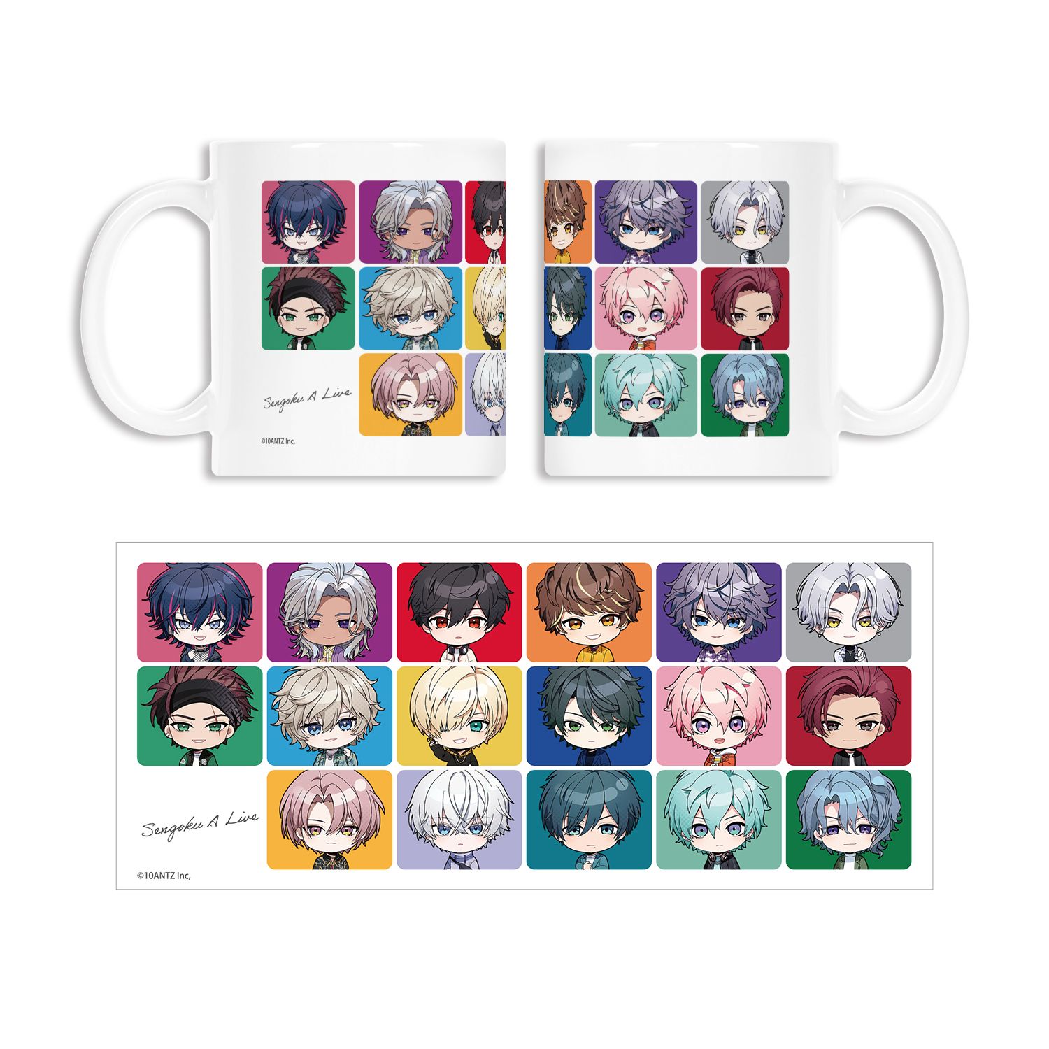 戦国 A LIVE 集合 ちびキャラ マグカップ Image 2 | AniSmile