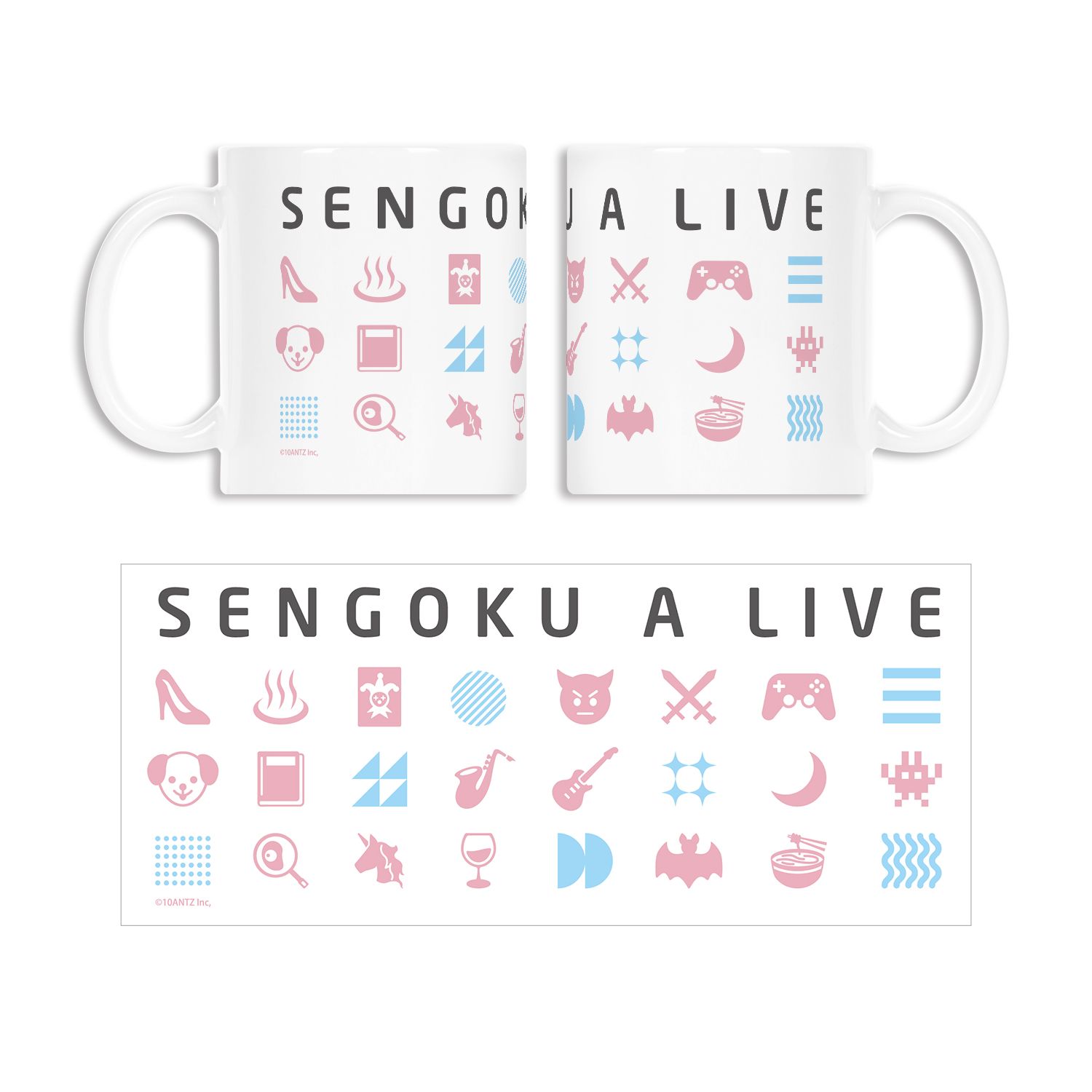 戦国 A LIVE モチーフ柄 マグカップ Image 3 | AniSmile
