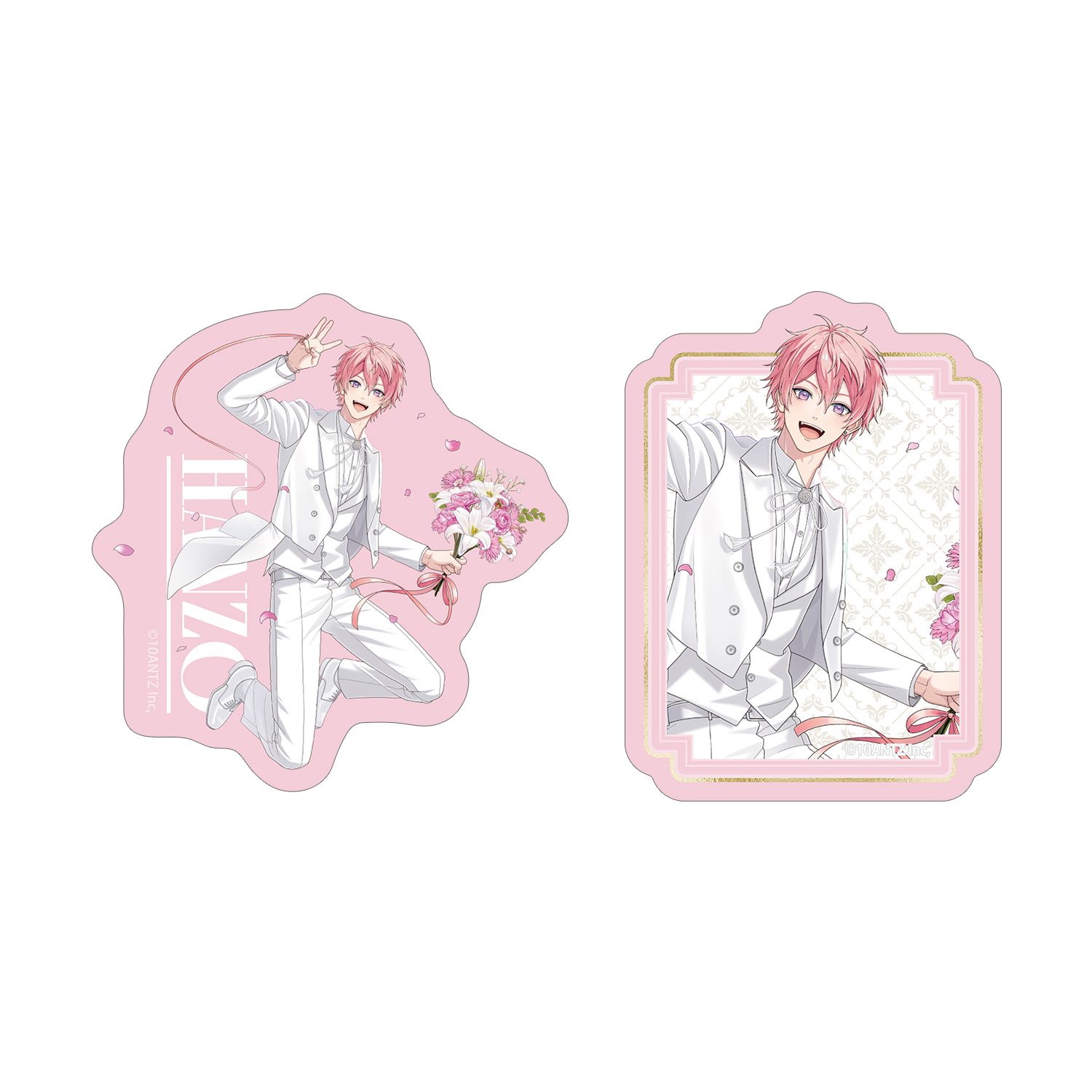 戦国 A LIVE 描き下ろし 服部 半蔵 3周年衣装ver. ダイカットステッカー2個セット - AniSmile