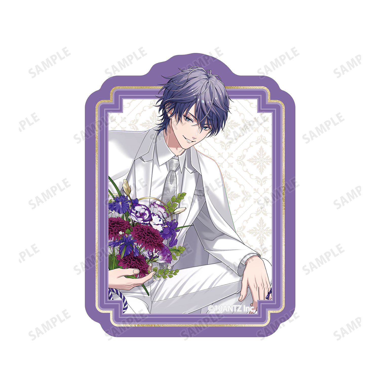戦国 A LIVE 描き下ろし 織田 信長 3周年衣装ver. ダイカットステッカー2個セット Image 4 | AniSmile