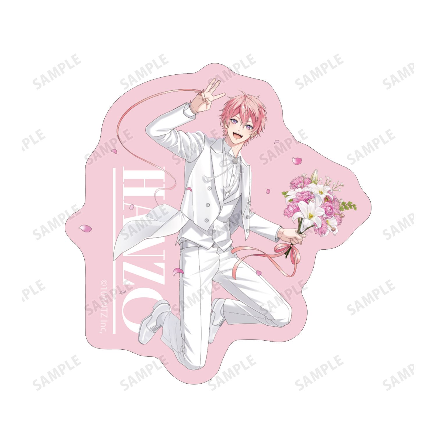 戦国 A LIVE 描き下ろし 服部 半蔵 3周年衣装ver. ダイカットステッカー2個セット 画像 3 | AniSmile