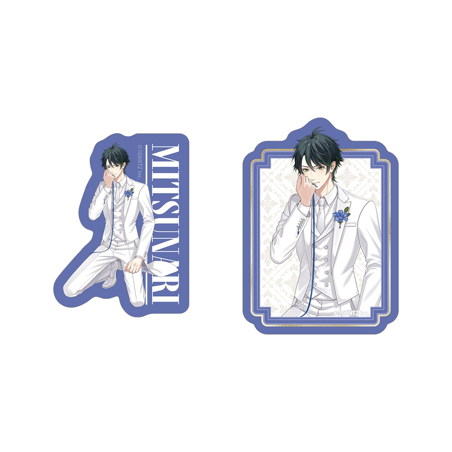 戦国 A LIVE 描き下ろし 石田 三成 3周年衣装ver. ダイカットステッカー2個セット - AniSmile