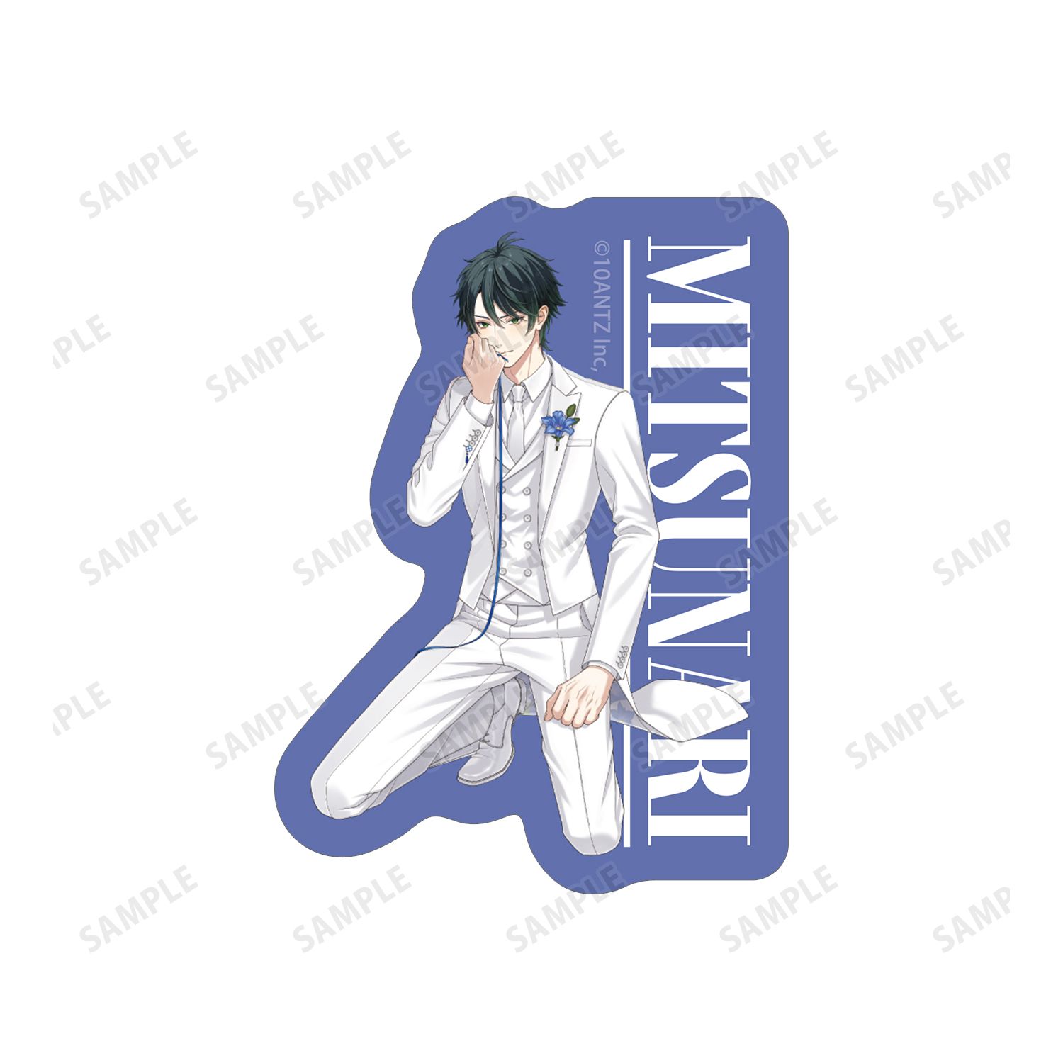 戦国 A LIVE 描き下ろし 石田 三成 3周年衣装ver. ダイカットステッカー2個セット Image 3 | AniSmile