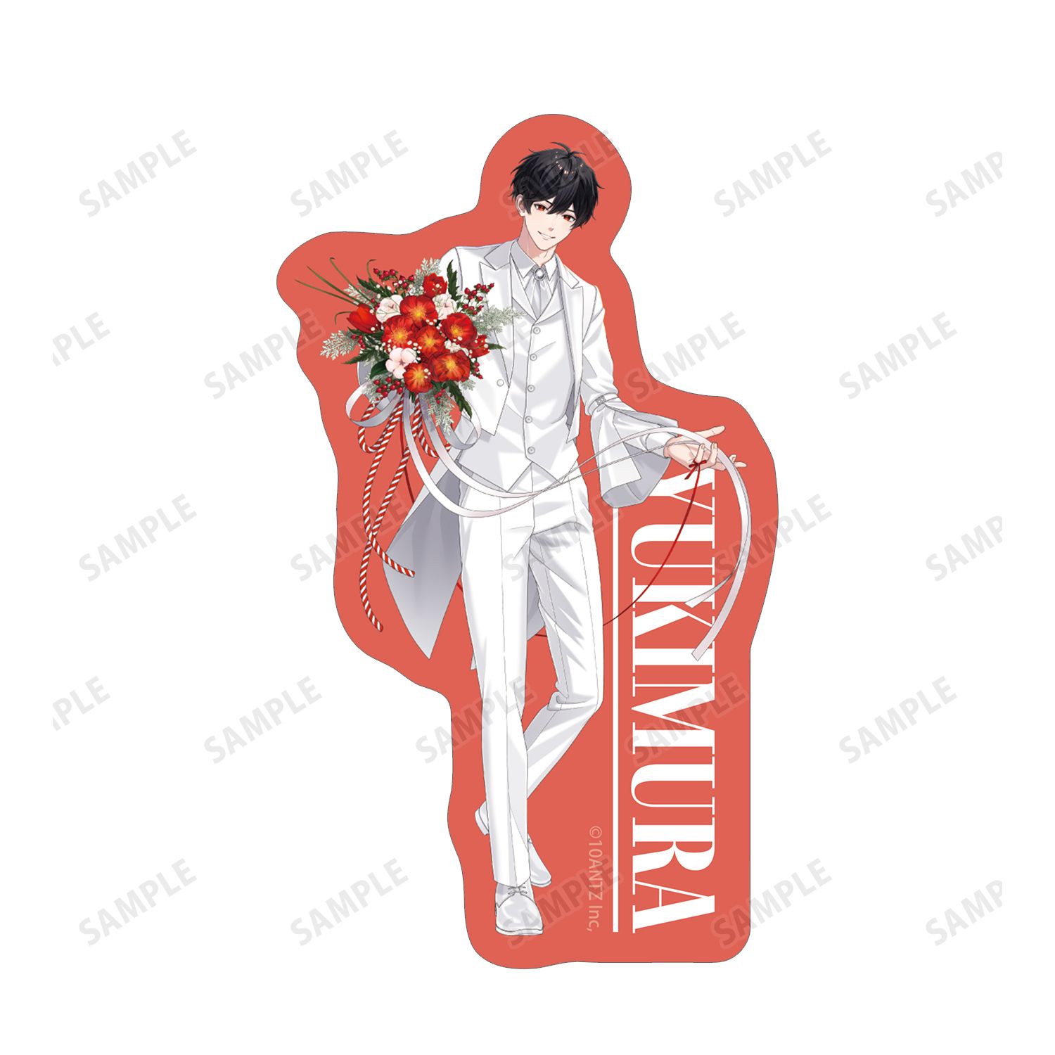 戦国 A LIVE 描き下ろし 真田 幸村 3周年衣装ver. ダイカットステッカー2個セット Image 3 | AniSmile