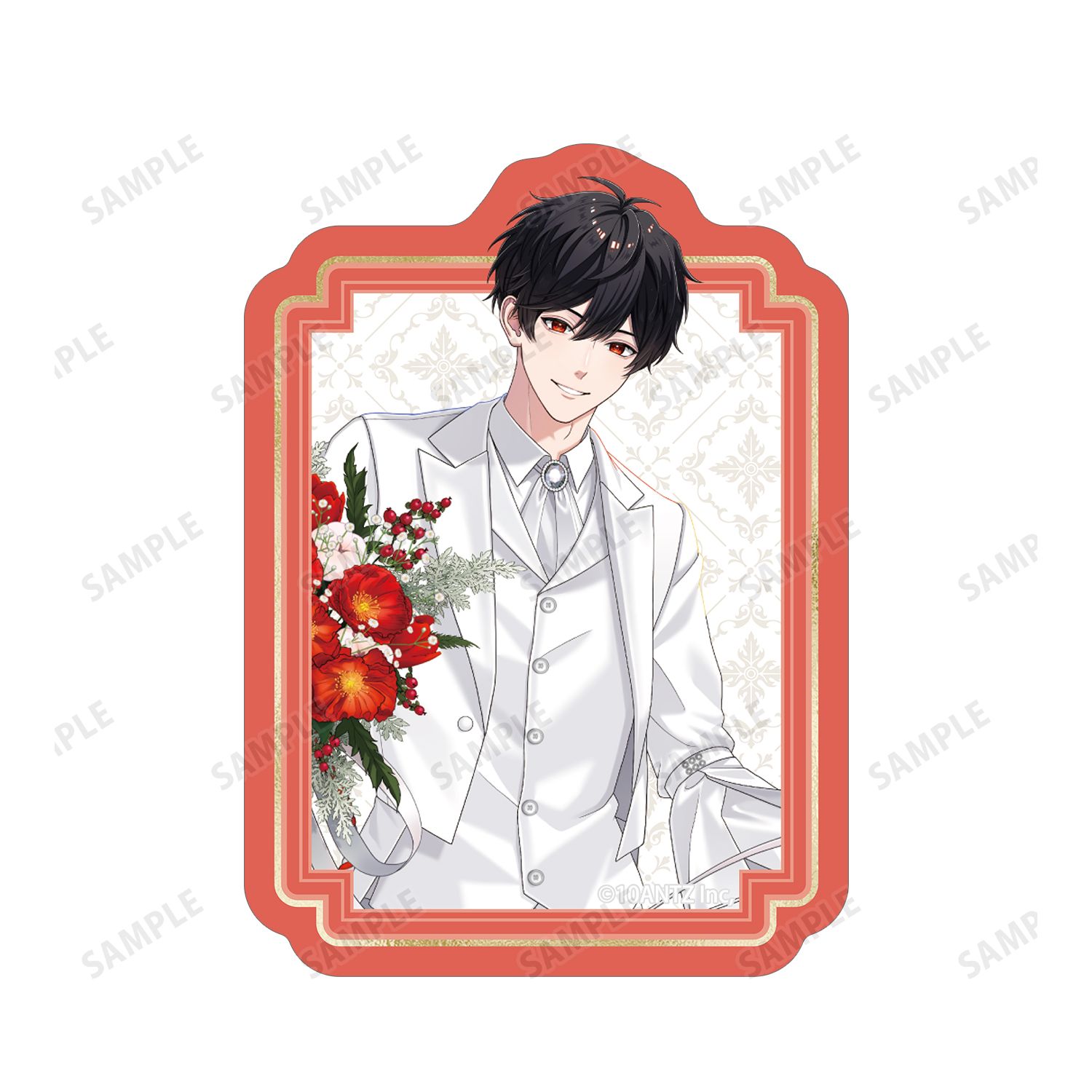 戦国 A LIVE 描き下ろし 真田 幸村 3周年衣装ver. ダイカットステッカー2個セット Image 4 | AniSmile