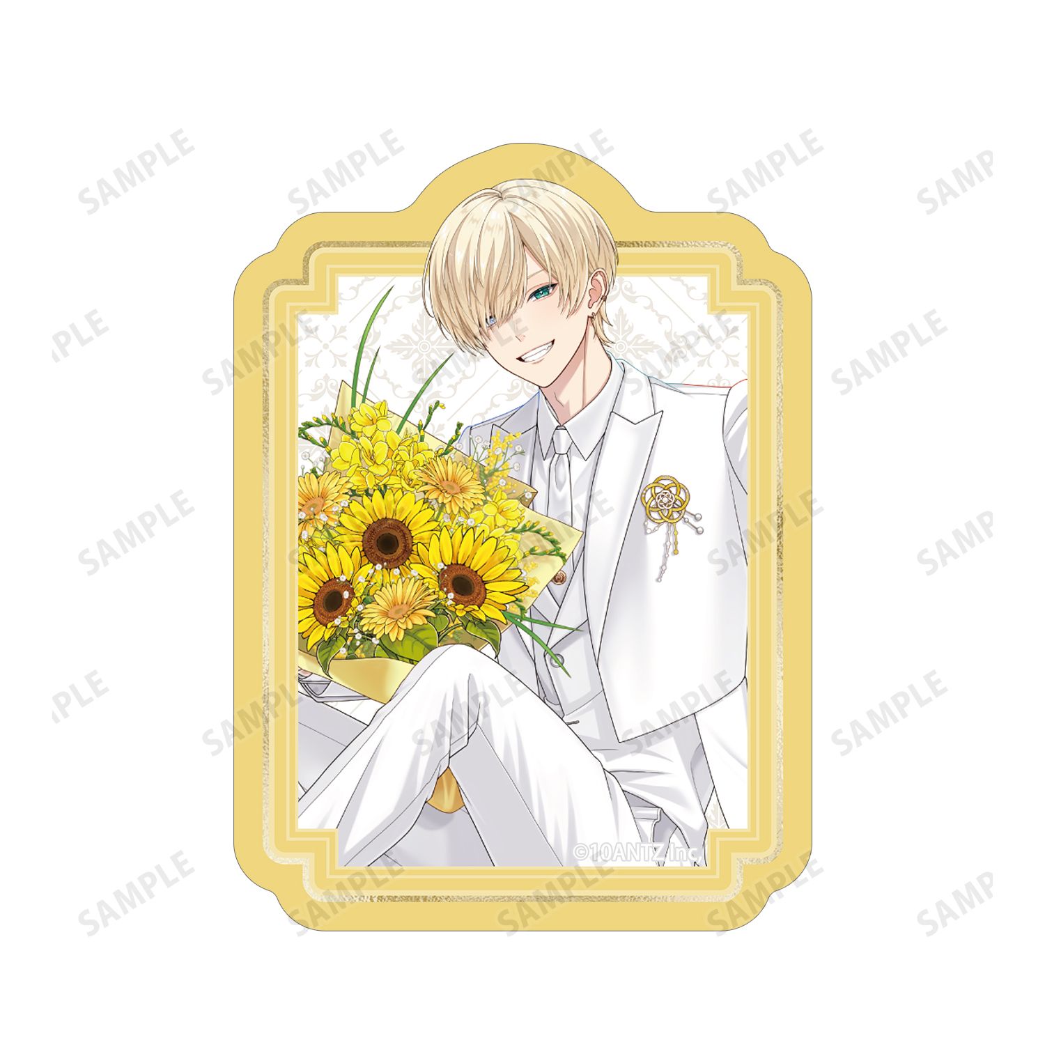 戦国 A LIVE 描き下ろし 伊達 政宗 3周年衣装ver. ダイカットステッカー2個セット 画像 4 | AniSmile