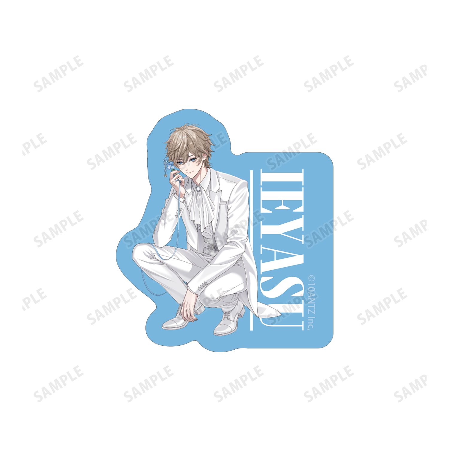 戦国 A LIVE 描き下ろし 徳川 家康 3周年衣装ver. ダイカットステッカー2個セット 画像 3 | AniSmile