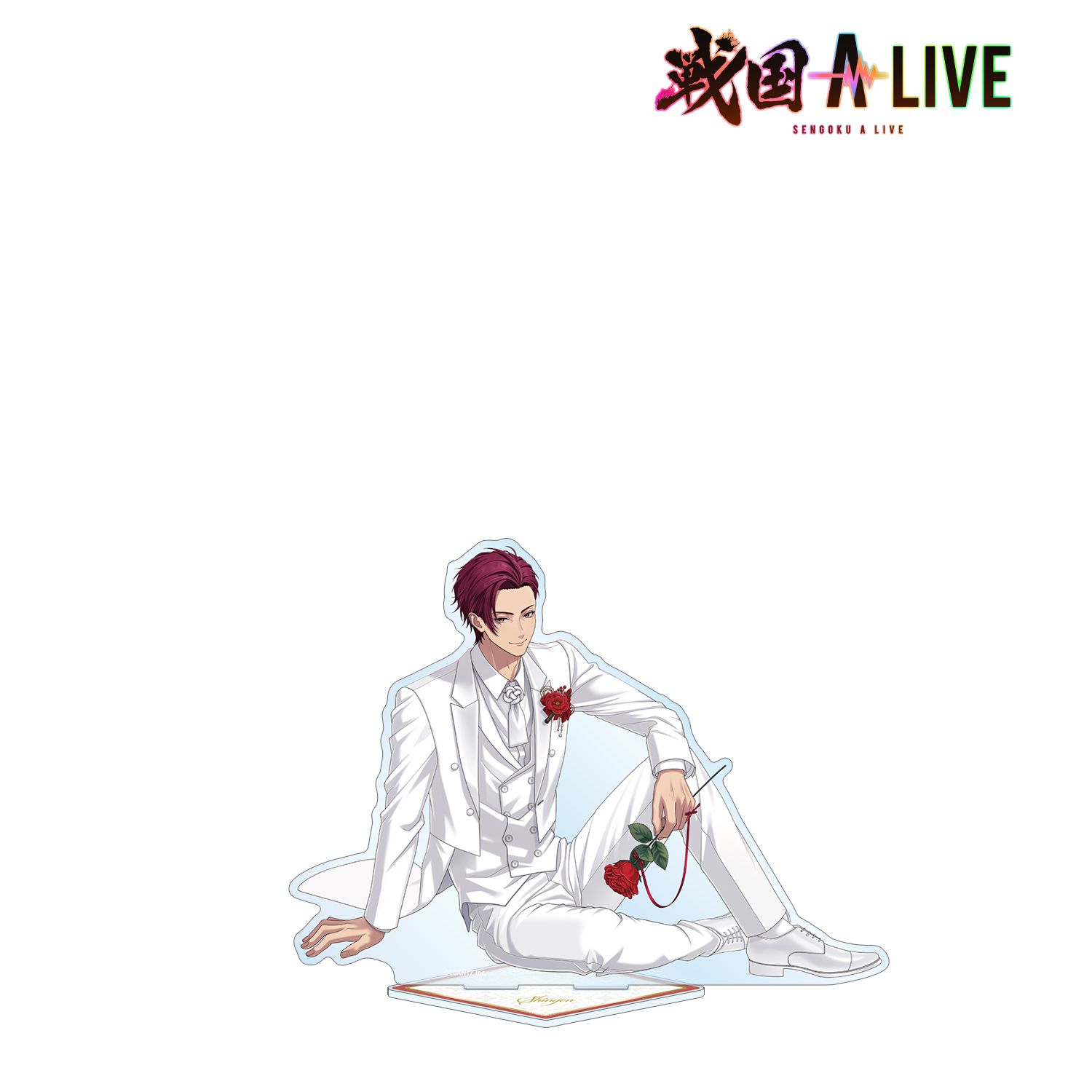 戦国 A LIVE 描き下ろし 武田 信玄 3周年衣装ver. 特大アクリルスタンド Image 2 | AniSmile